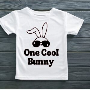 One Cool Bunny White T-shirt