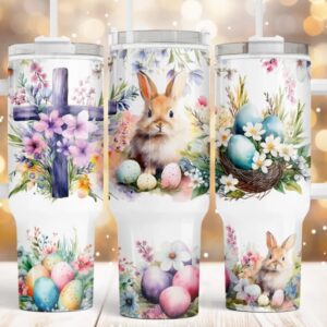 Easter Bunny 40oz Stanley Dupe