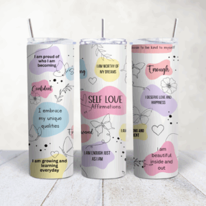 Self-Love Affirmations 20oz Tumbler