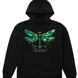 You make life Beautiful Black Hoodie