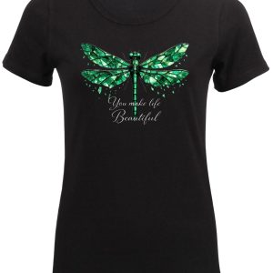 You are Beautiful Black Ladies Fitted T-shirt