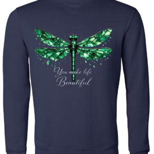 You Make Life Beautiful Navy Sweater